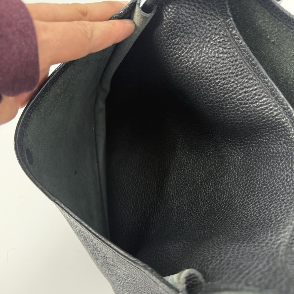 Hermes Evelyne PM Black Clemence Leather Crossbody Bag France - Picture 14 of 16